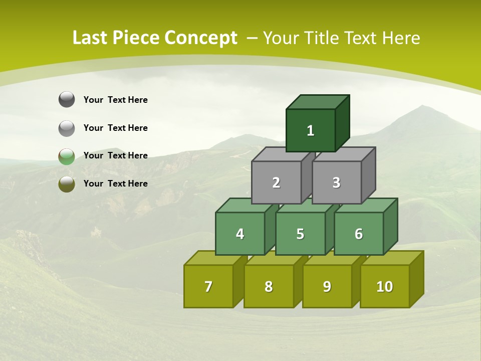 Green Mountains PowerPoint Template