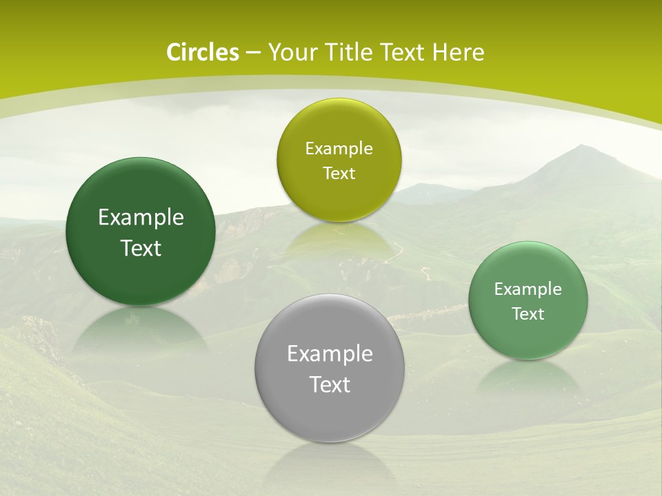 Green Mountains PowerPoint Template