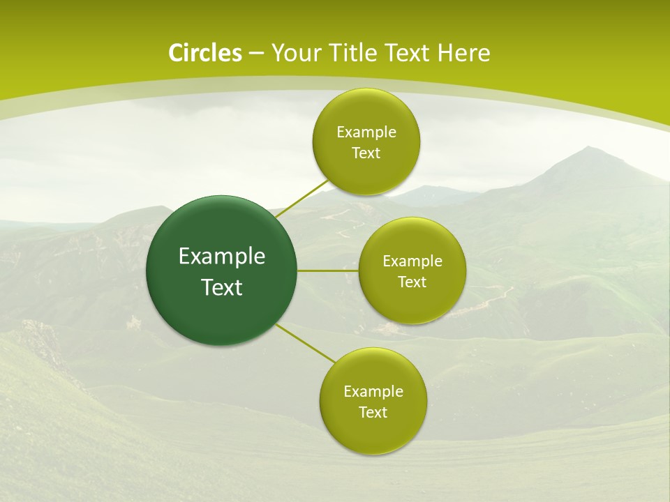 Green Mountains PowerPoint Template