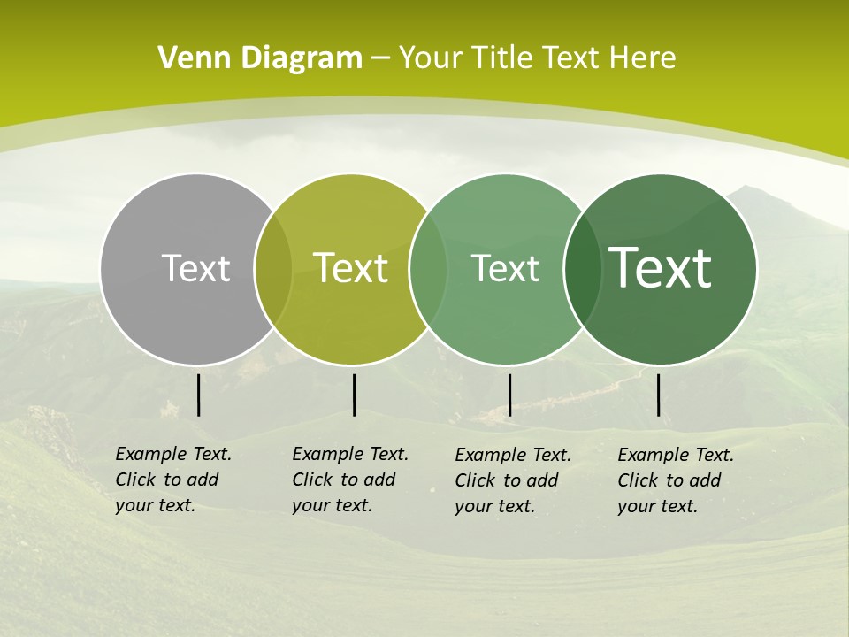 Green Mountains PowerPoint Template