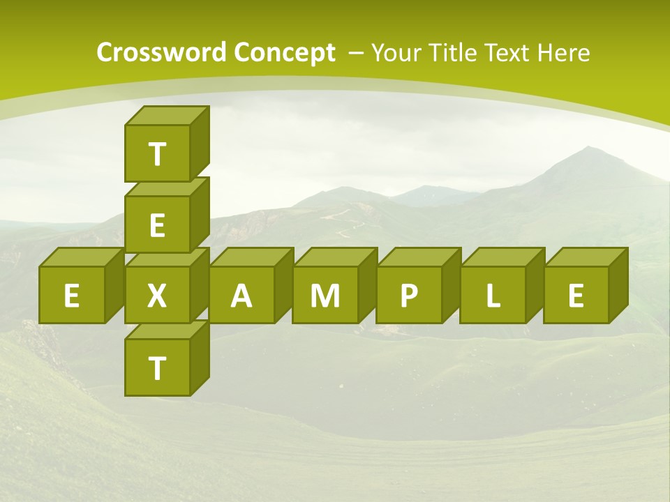 Green Mountains PowerPoint Template