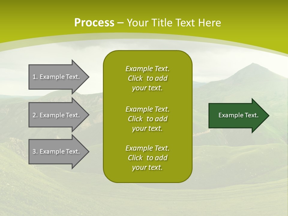Green Mountains PowerPoint Template