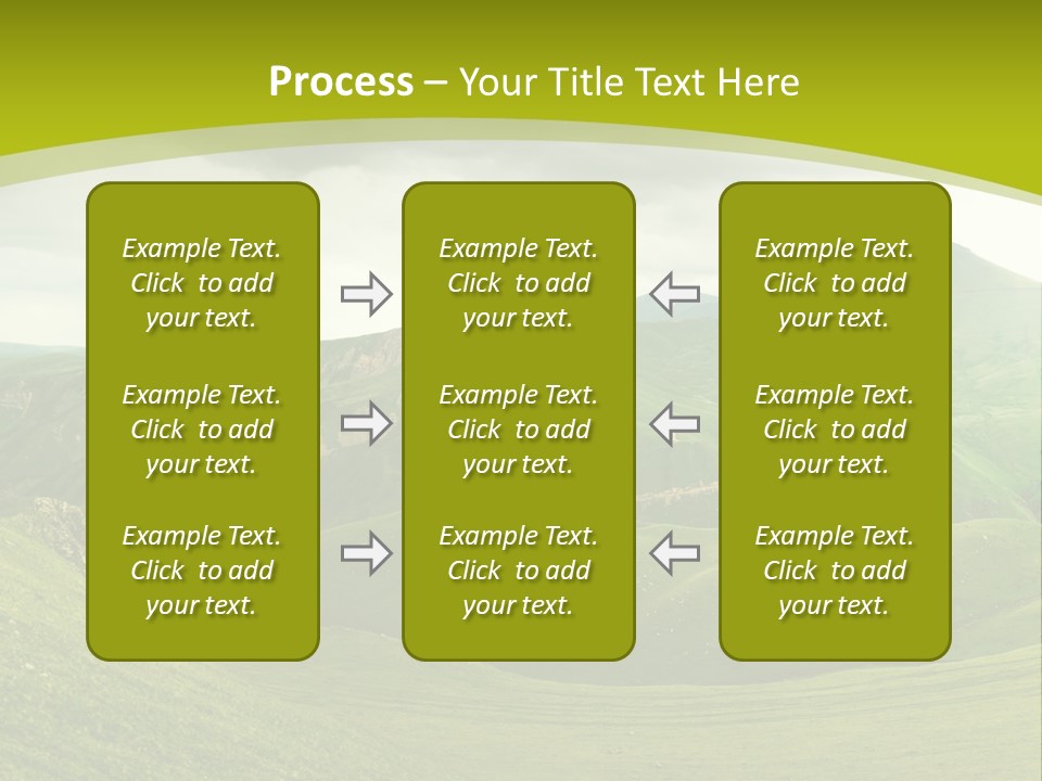 Green Mountains PowerPoint Template