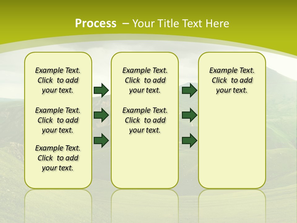 Green Mountains PowerPoint Template