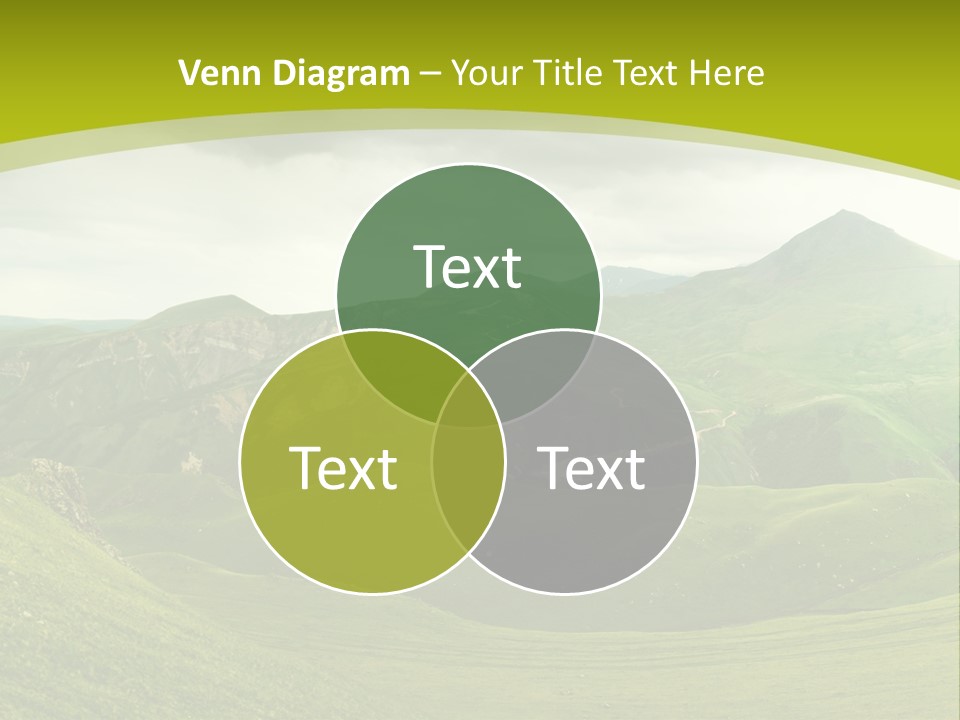 Green Mountains PowerPoint Template