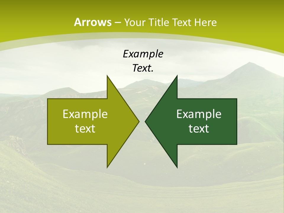 Green Mountains PowerPoint Template