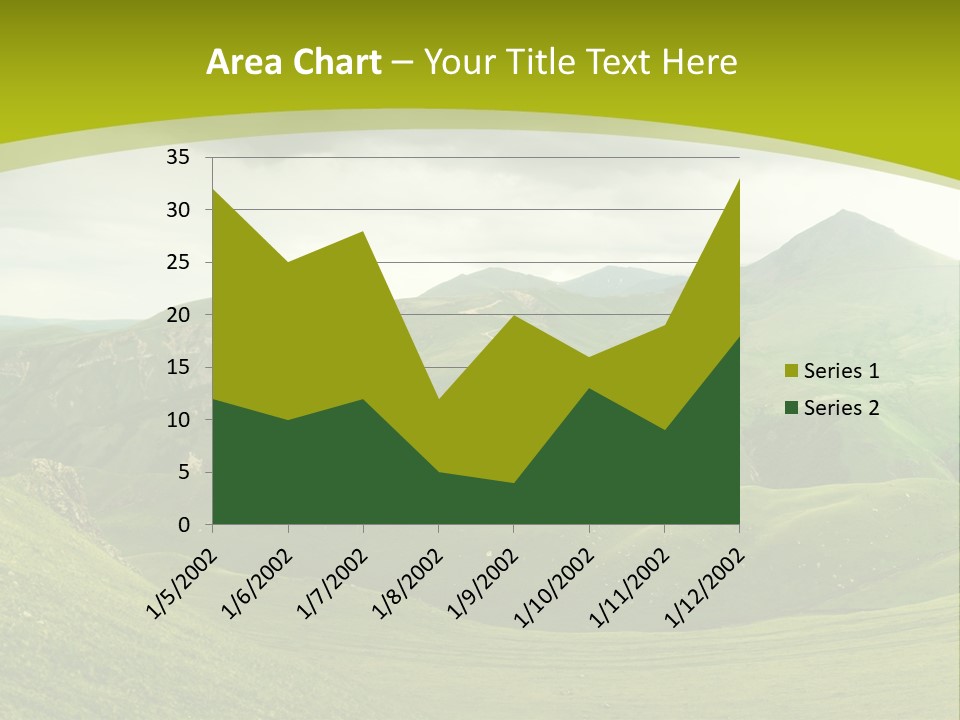 Green Mountains PowerPoint Template