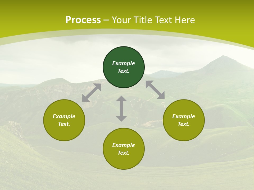 Green Mountains PowerPoint Template