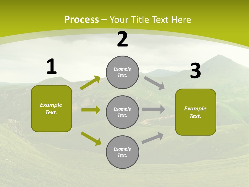 Green Mountains PowerPoint Template