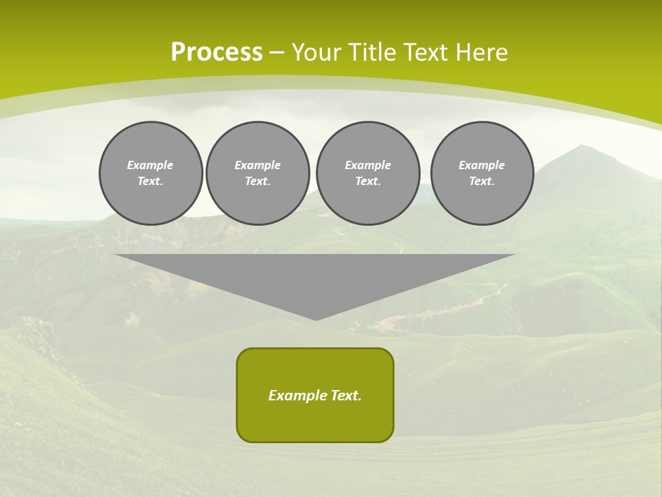 Green Mountains PowerPoint Template