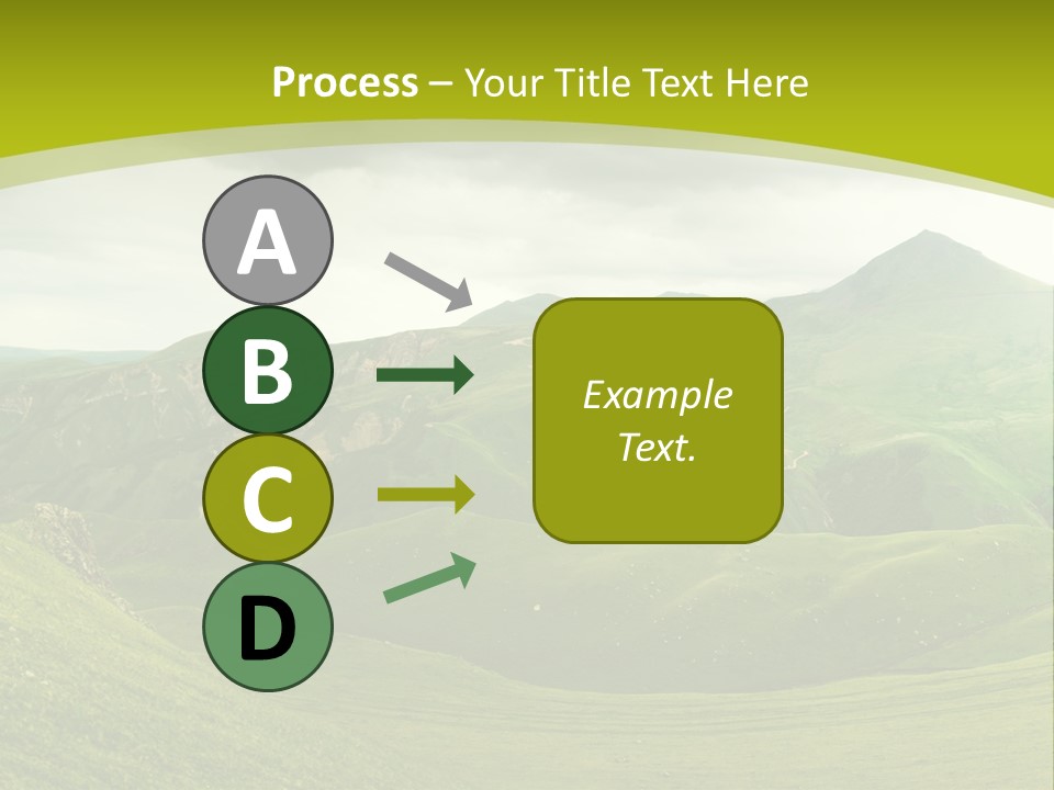 Green Mountains PowerPoint Template