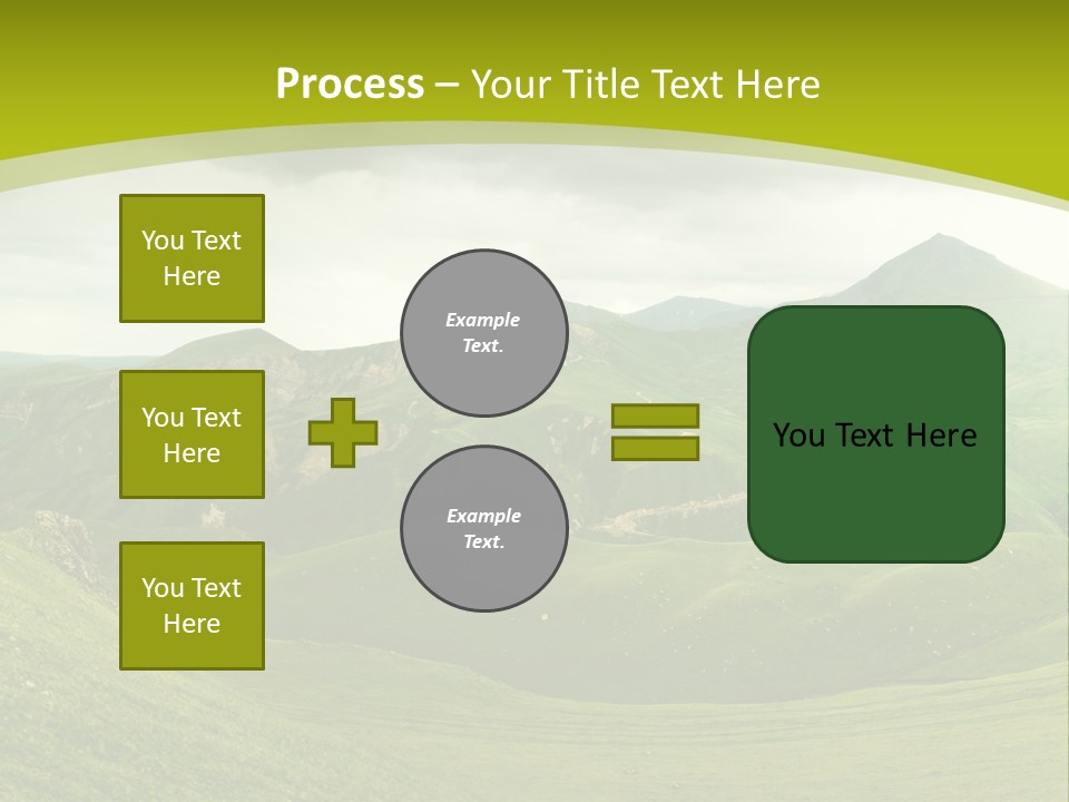 Green Mountains PowerPoint Template