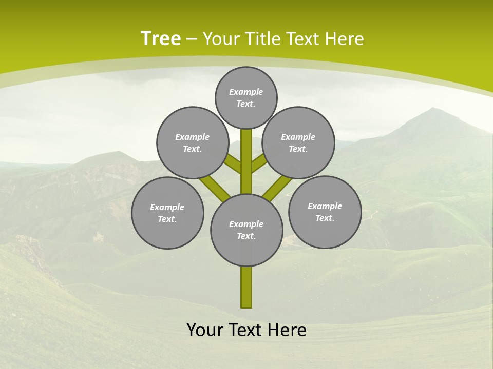Green Mountains PowerPoint Template