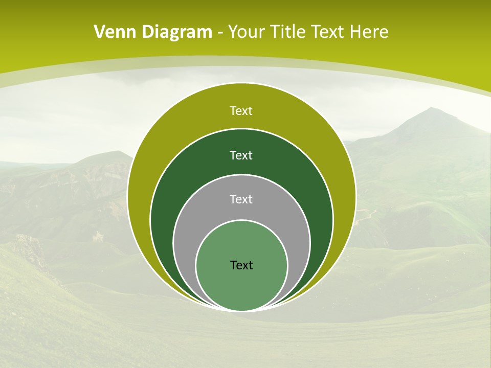 Green Mountains PowerPoint Template