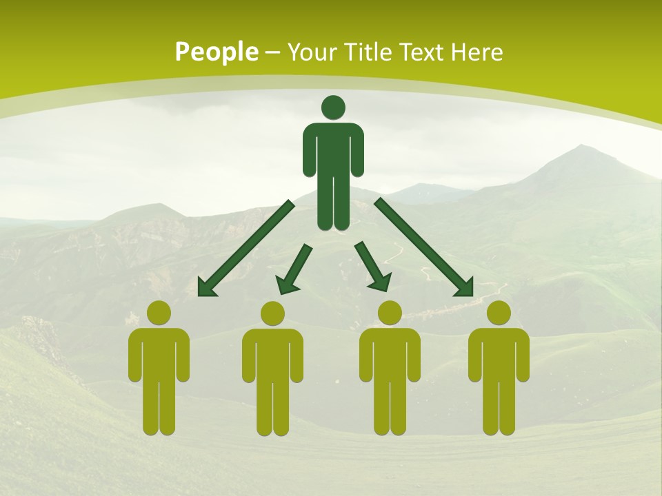 Green Mountains PowerPoint Template