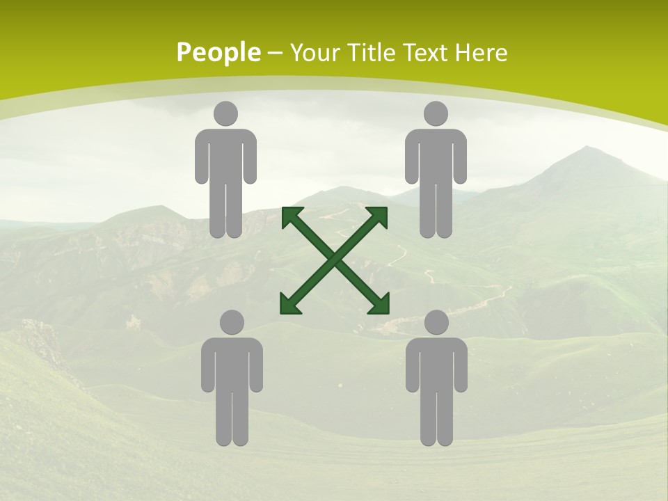 Green Mountains PowerPoint Template