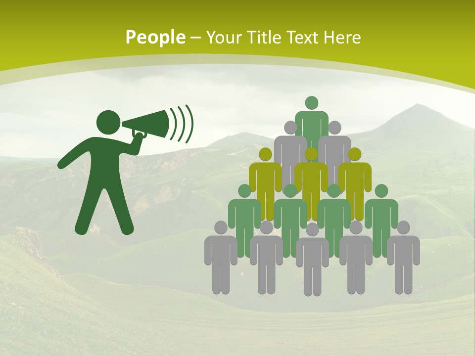 Green Mountains PowerPoint Template