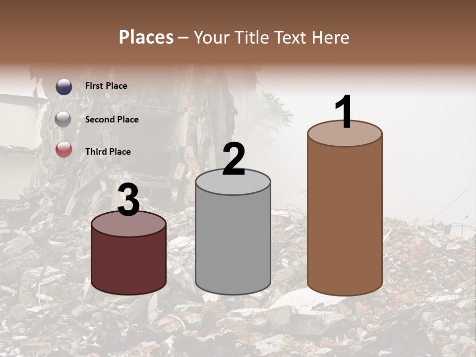 Destroyed Building PowerPoint Template