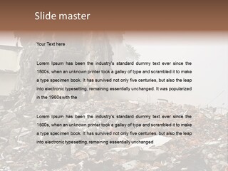 Destroyed Building PowerPoint Template