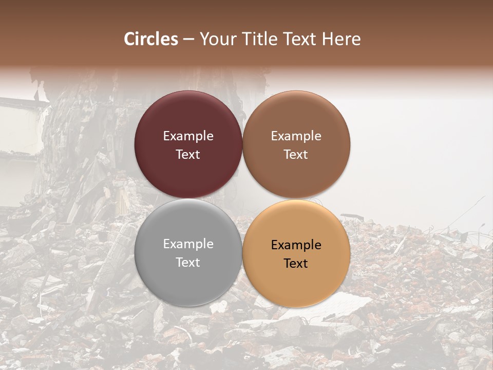Destroyed Building PowerPoint Template