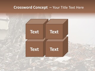 Destroyed Building PowerPoint Template