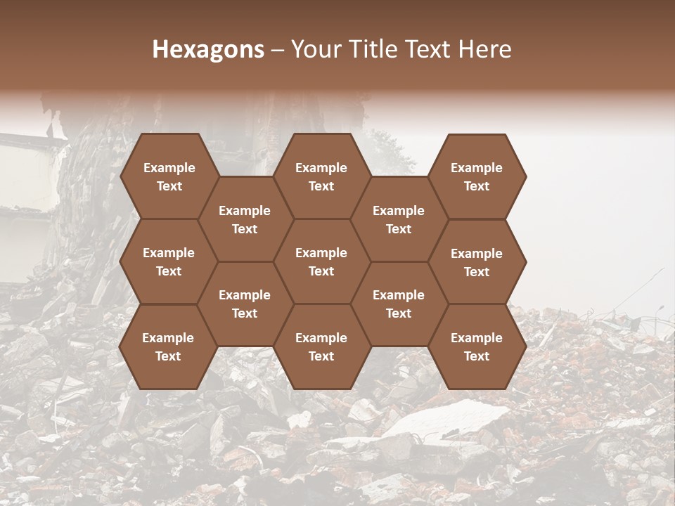 Destroyed Building PowerPoint Template