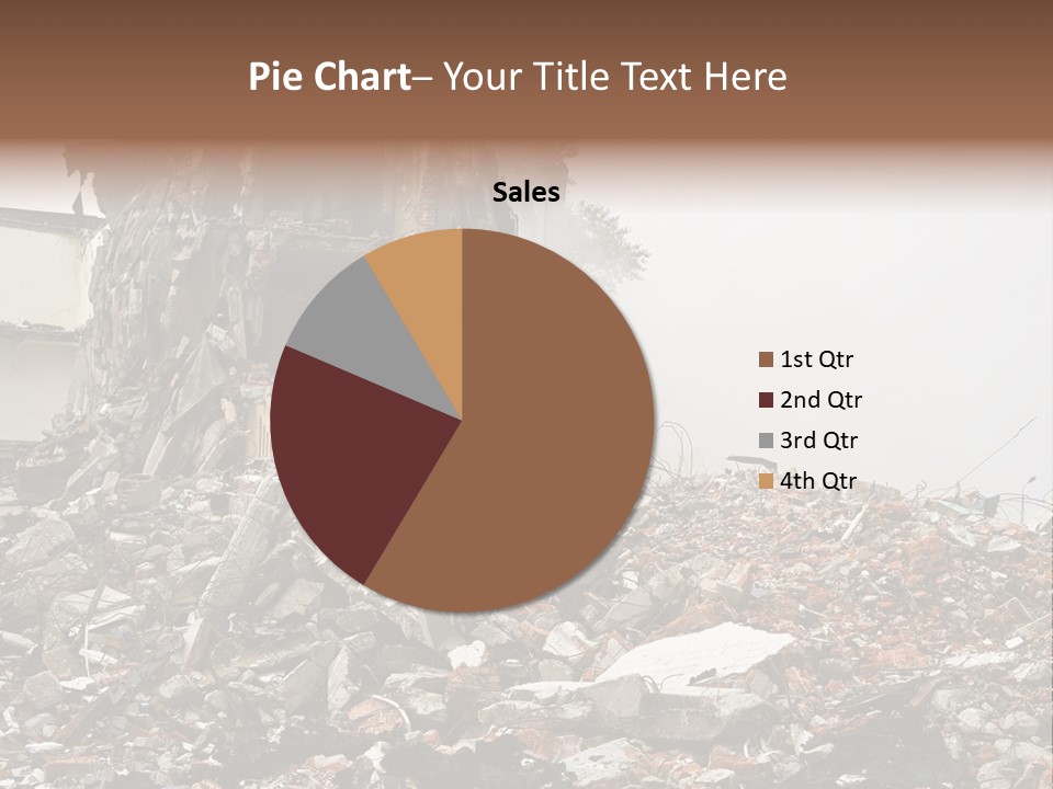 Destroyed Building PowerPoint Template