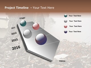 Destroyed Building PowerPoint Template