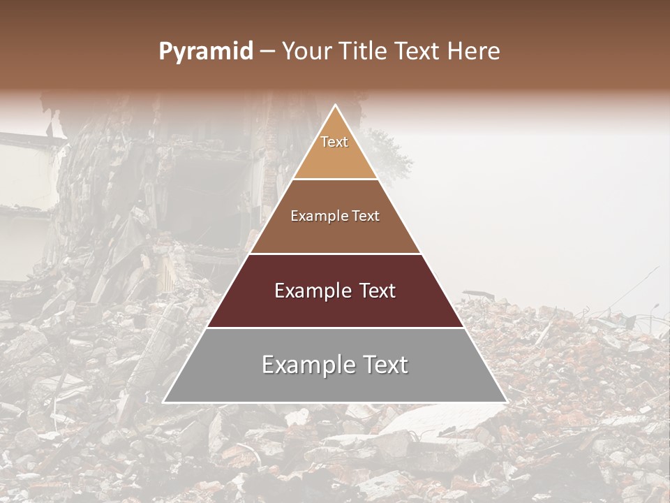 Destroyed Building PowerPoint Template