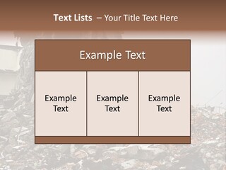 Destroyed Building PowerPoint Template