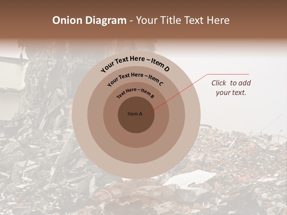 Destroyed Building PowerPoint Template