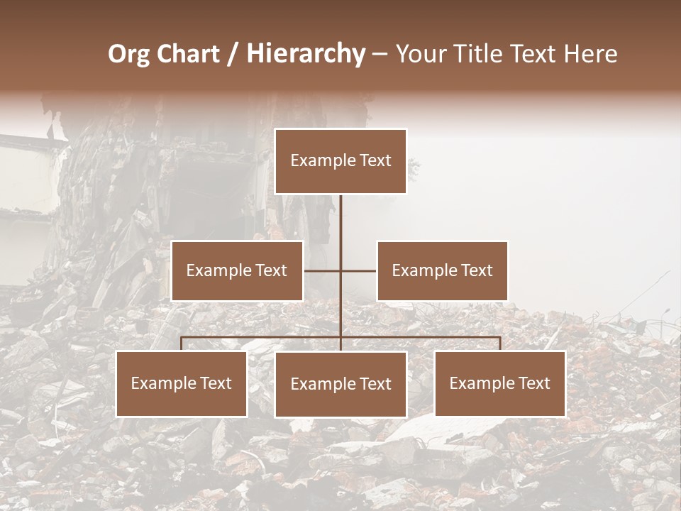 Destroyed Building PowerPoint Template