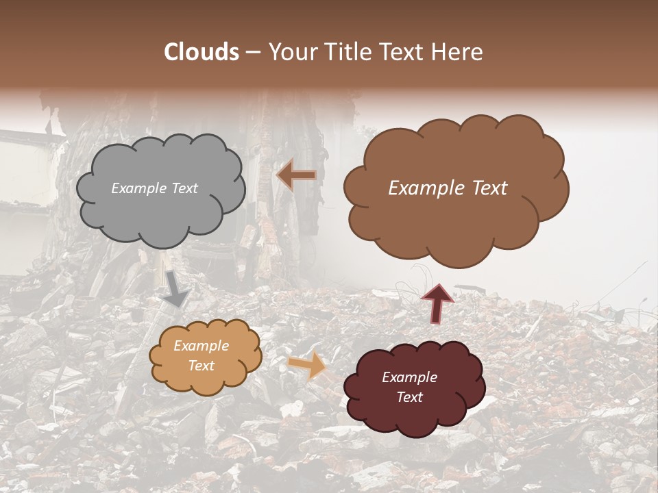 Destroyed Building PowerPoint Template