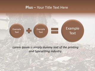 Destroyed Building PowerPoint Template