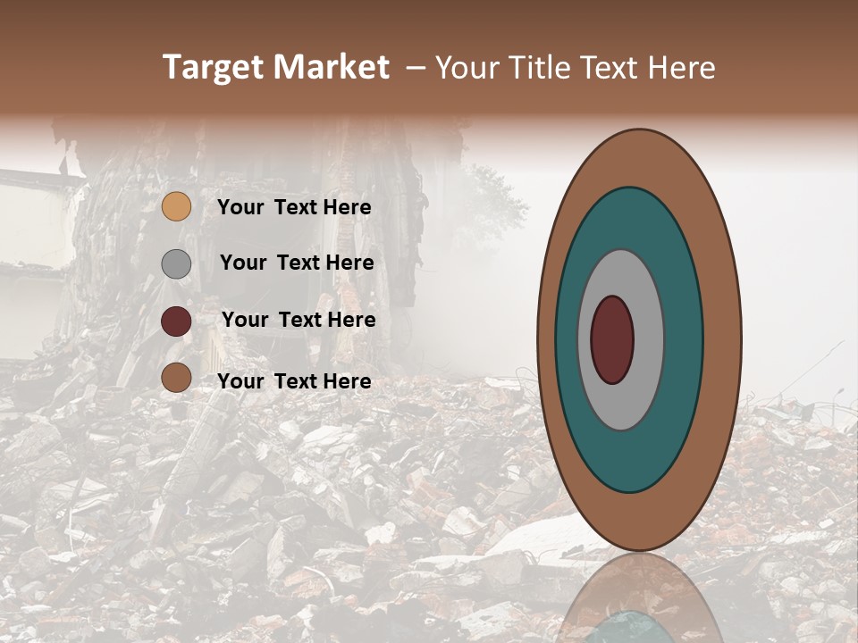 Destroyed Building PowerPoint Template