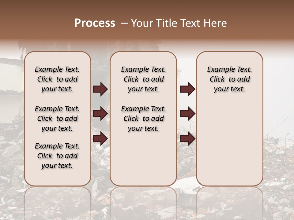 Destroyed Building PowerPoint Template