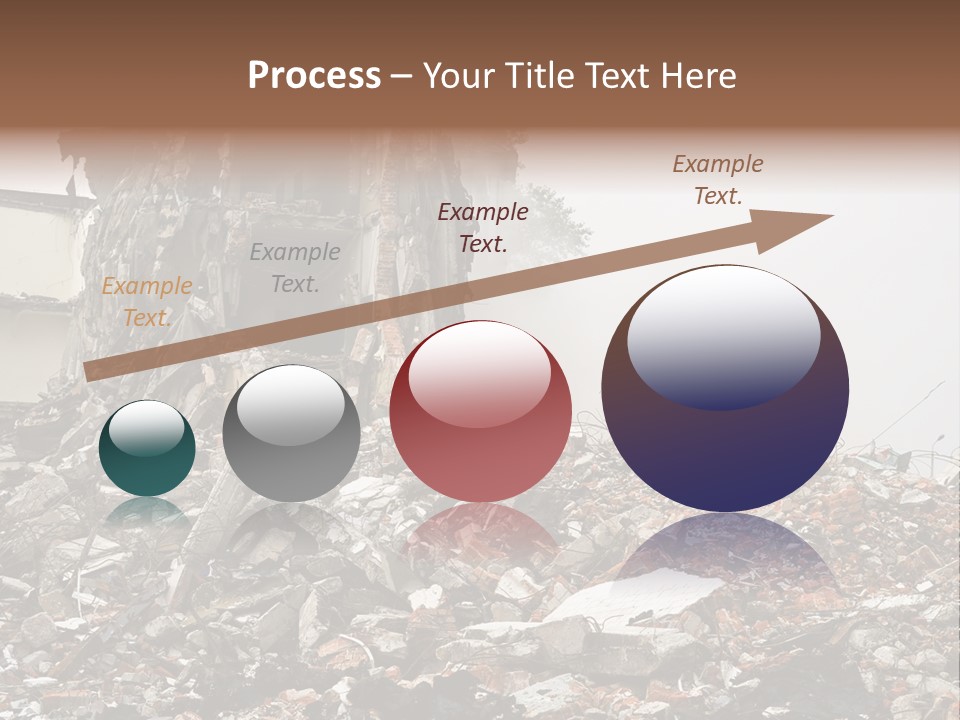 Destroyed Building PowerPoint Template