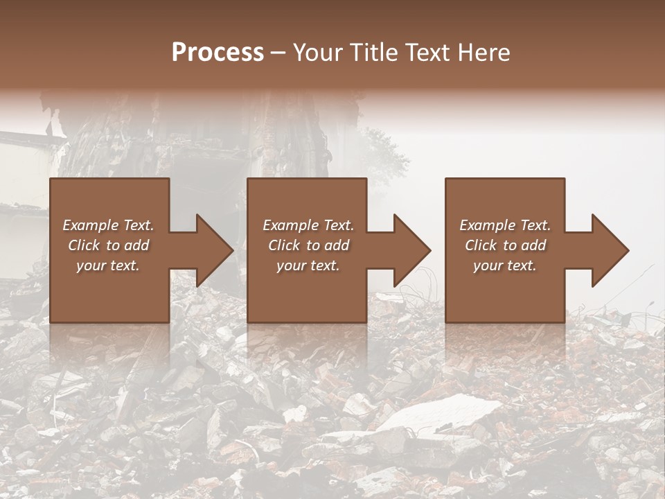 Destroyed Building PowerPoint Template