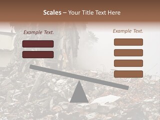 Destroyed Building PowerPoint Template