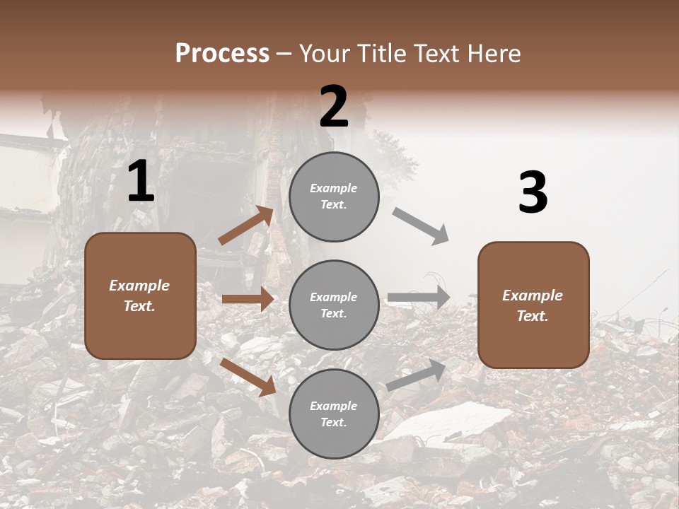 Destroyed Building PowerPoint Template