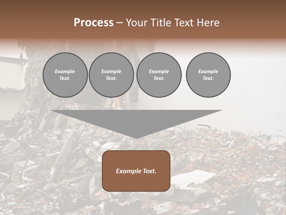 Destroyed Building PowerPoint Template