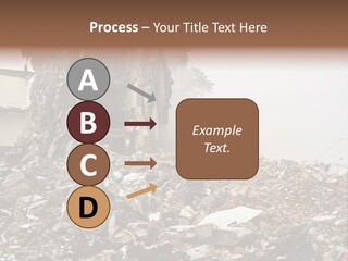 Destroyed Building PowerPoint Template