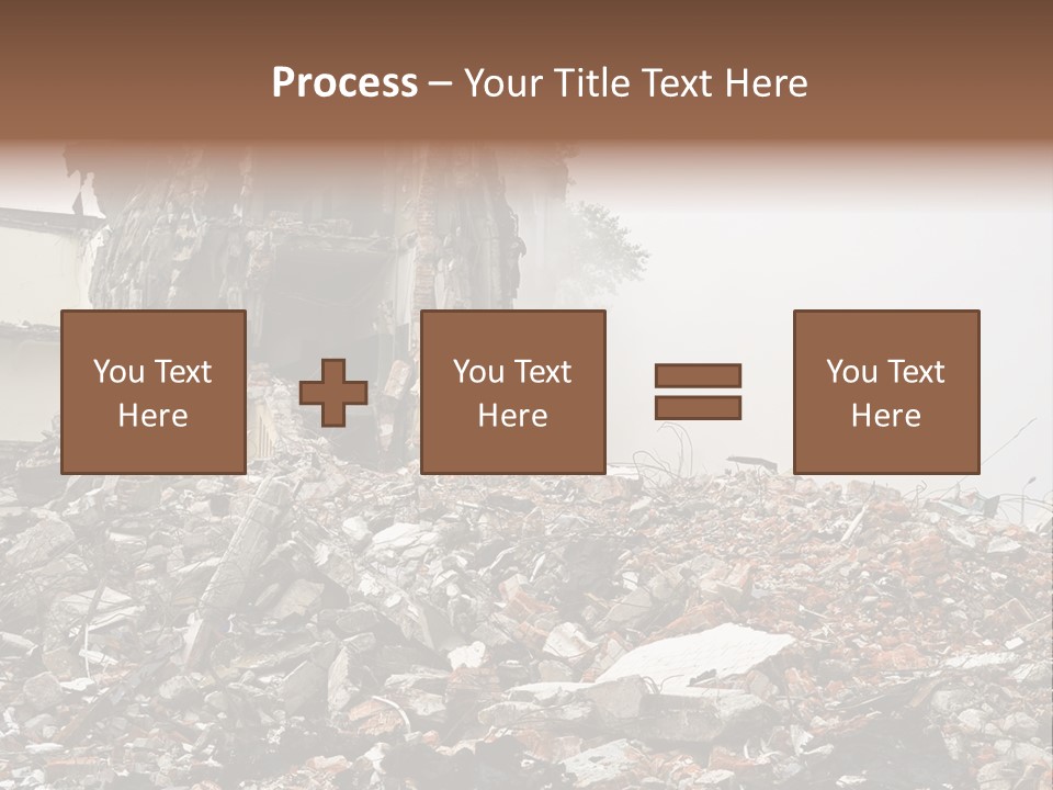 Destroyed Building PowerPoint Template