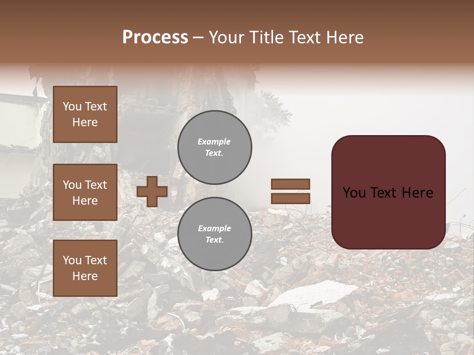 Destroyed Building PowerPoint Template