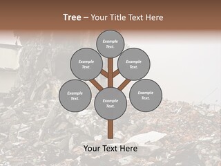 Destroyed Building PowerPoint Template