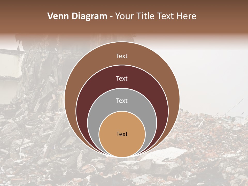 Destroyed Building PowerPoint Template