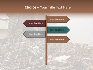 Destroyed Building PowerPoint Template