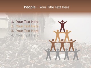 Destroyed Building PowerPoint Template