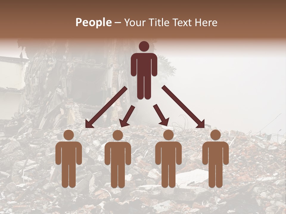 Destroyed Building PowerPoint Template