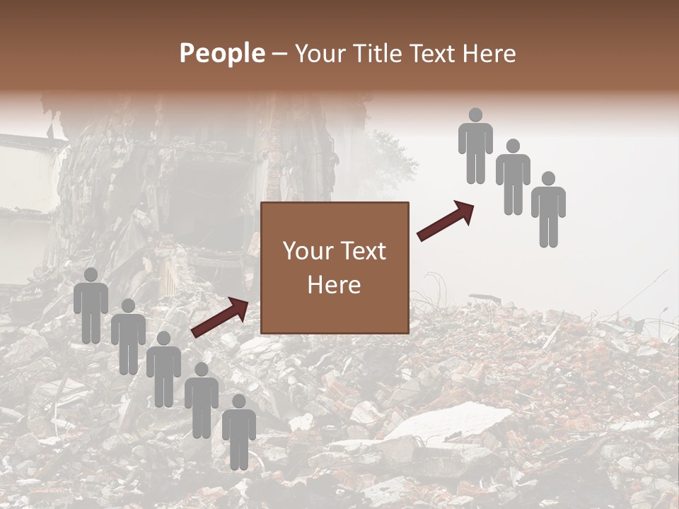 Destroyed Building PowerPoint Template